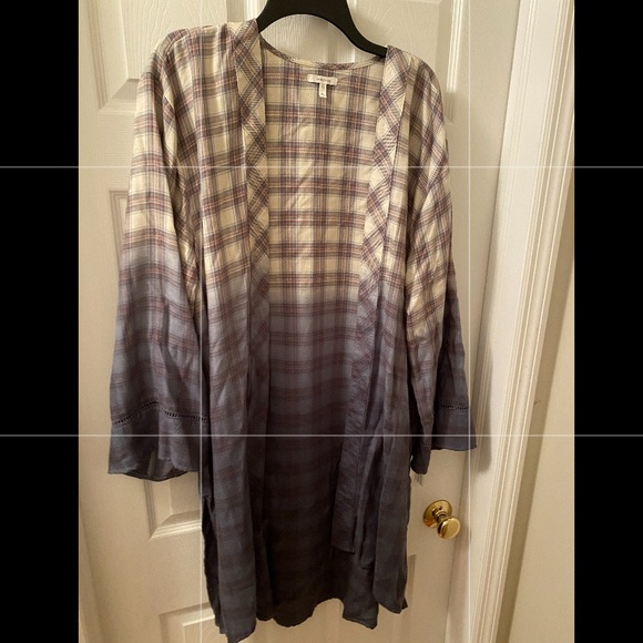 Maurices Sweaters - Maurices plaid cardigan / kimono